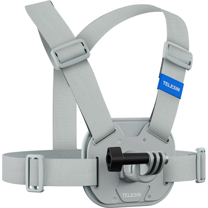 Telesin Quick Release Chest Strap Mount Grey