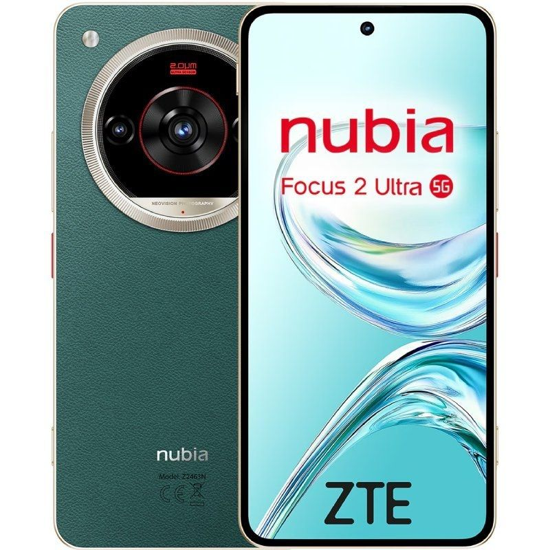 Smartphone ZTE Nubia Focus 2 Ultra 8GB/ 512GB/ 6.8'/ Verde