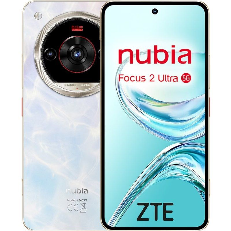 ZTE Smartphone ZTE Nubia Focus 2 Ultra 8GB/ 512GB/ 6.8'/ Blanco