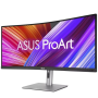 Monitor Profesional Asus ProArt Display PA34VCNV 34'/ UWQHD/ Multimedia/ Regulable en altura/ Negro y Plata