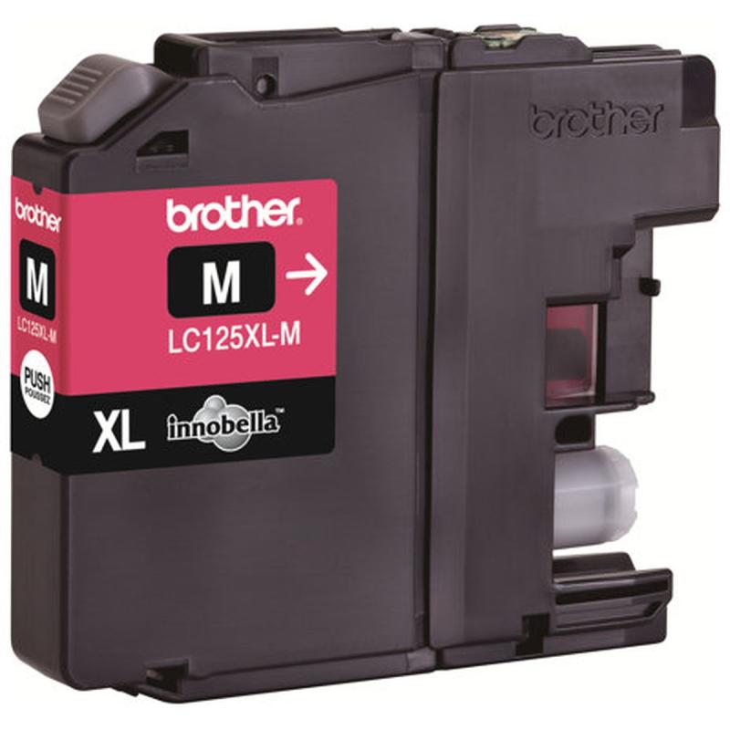 Brother LC-125XL Magenta HC 1 EX Alarm LC125XLMBP