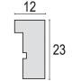 Zep Photo Frame V4530W Malmo White 20x20/30x30 cm