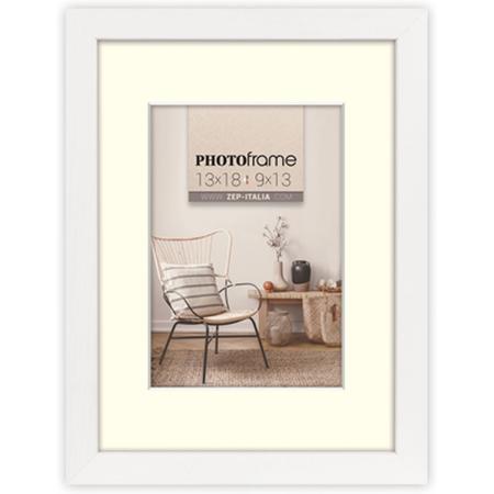 Zep Photo Frame V4546W Malmo White 7x10/10x15 cm