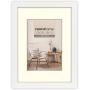 Zep Photo Frame V4546W Malmo White 7x10/10x15 cm
