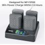 Accsoon Toprig 100W 4-BAY NP-FZ100 Fast Charger