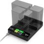 Accsoon Toprig 100W 4-BAY NP-F Fast Charger w/ EU Gan Charger