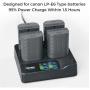 Accsoon Toprig 100W 4-BAY LP-E6 Fast Charger