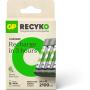 GP USB Battery Charger B441 w/ 4 X ReCyko AA 2100 mAh