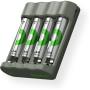 GP USB Battery Charger B441 w/ 4 X ReCyko AAA 850 mAh