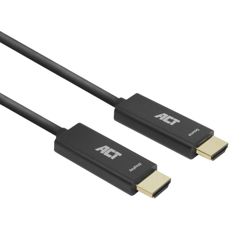 ACT 15 Meters HDMI Premium High Speed 4K Active Optical Cable V2.0 HDMI-A Male