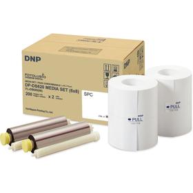 DNP Paper 2 Rolls À 200 Prints 15x20 Perforated At 7.5x20 cm For DS620