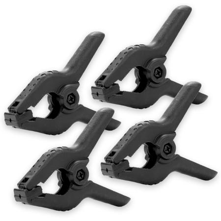 Caruba Background Clamp Black Large (4 Pieces)