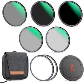 K&amp;F Concept Magnetic Video Kit CPL+ND8.64.1000+Black Mist- 49mm