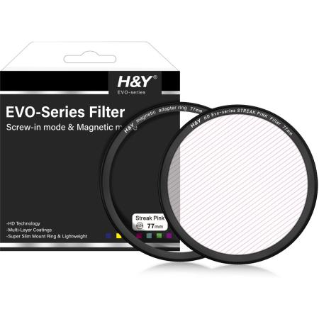 H&amp;Y HD EVO-Series Streak Pink Filter Kit 82mm