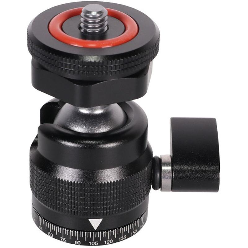 MOJOGEAR Panorama Ball Head w/ Cold Shoe And Cold Shoe Mount