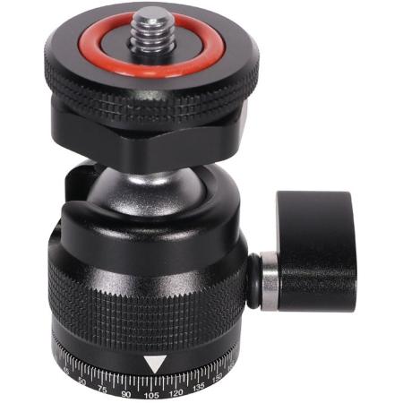 MOJOGEAR Panorama Ball Head w/ Cold Shoe And Cold Shoe Mount