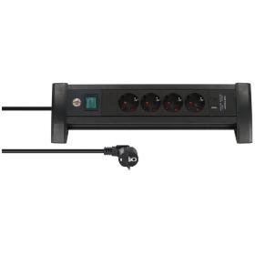 Brennenstuhl Premium-Office-Line PDU 4X 1X USB-C (30W) 1X USB-A (18W) 1.8m