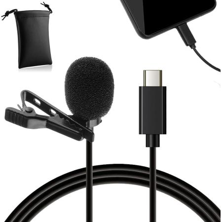 MOJOGEAR Pin Microphone w/ USB-C-Connection - 6 Meter