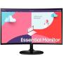 Monitor Curvo Samsung Essential Monitor S36C S27C364EAU/ 27'/ Full HD/ Negro