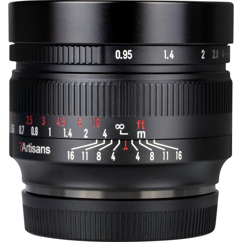 7Artisans 50mm f/0.95 Canon EOS-R-Mount | APS-C | Black