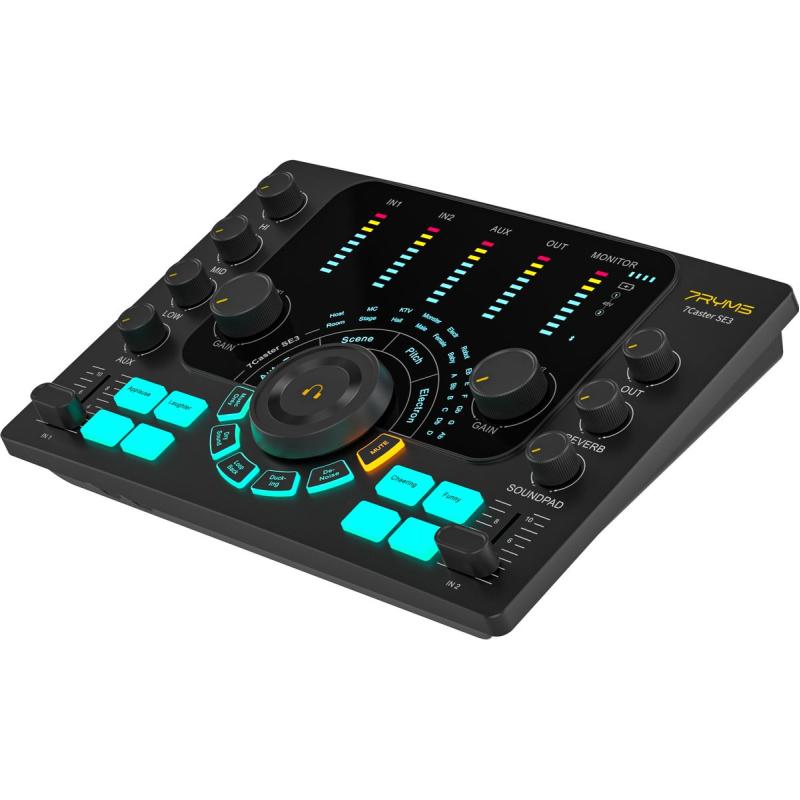 7Ryms 7CASTERSE3 For Podcast EN Streaming w/ 2X XLR