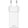 Hama Fast Charger Gan 2X USB-C Super-Mini-Charger PD 40 W White