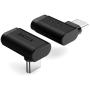 Hama USB-C-Hoekadapter 90 USB 3.2 GEN2 10 GBIT/s 5 A 240 W Set Van 2