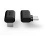 Hama USB-C-Hoekadapter 90 USB 3.2 GEN2 10 GBIT/s 5 A 240 W Set Van 2