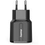 Hama Charger 2X USB-A 12 W Black