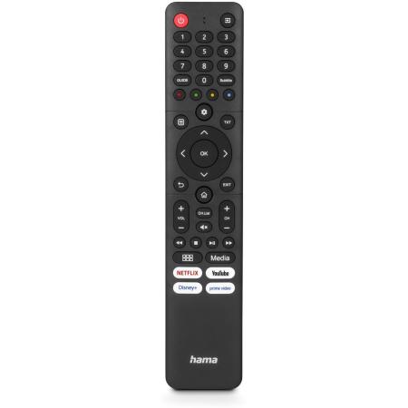 Hama Universal Remote Control Hisense TV&amp;#039;S IR Lerend w/ 4 App-Buttons