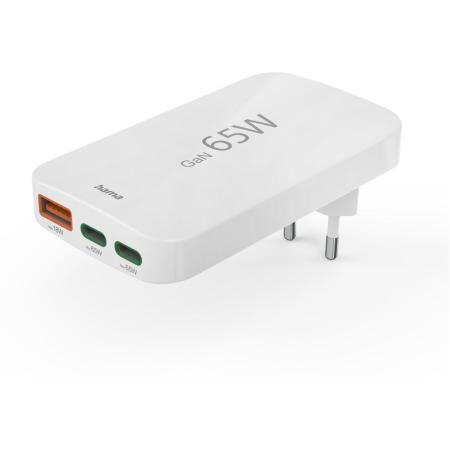 Hama Universal-USB-C-Notebook Power Flat Gan PD 5-20V/65W