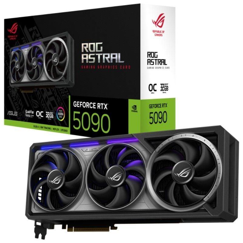 Tarjeta Gráfica Asus ROG Astral GeForce RTX 5090 OC/ 32GB GDDR7