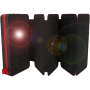 Powerbank Solar 10000mAh Wonder WX10S/ 10W/ Negra y Roja
