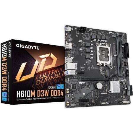 Placa Base Gigabyte H610M D3W DRR4 Socket 1700/ Micro ATX