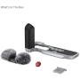 SmallRig 4875 L Shape Mount Plate w/ Silicone Handle For Fujifilm X M5 (Sliver)