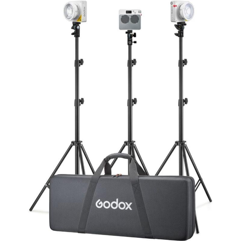 Godox ML100BI KIT3 Portable LED Light Kit(Withv Mount Holding Handle)