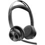 Auriculares Inalámbricos Poly Voyager Focus 2 Microsoft Teams + Adaptador USB-C-A + Soporte de Carga/ con Micrófono/ Bluetooth/ 