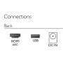 Barra de Sonido con Bluetooth Philips TAB4000/10/ 60W/ 2.0/ Negra