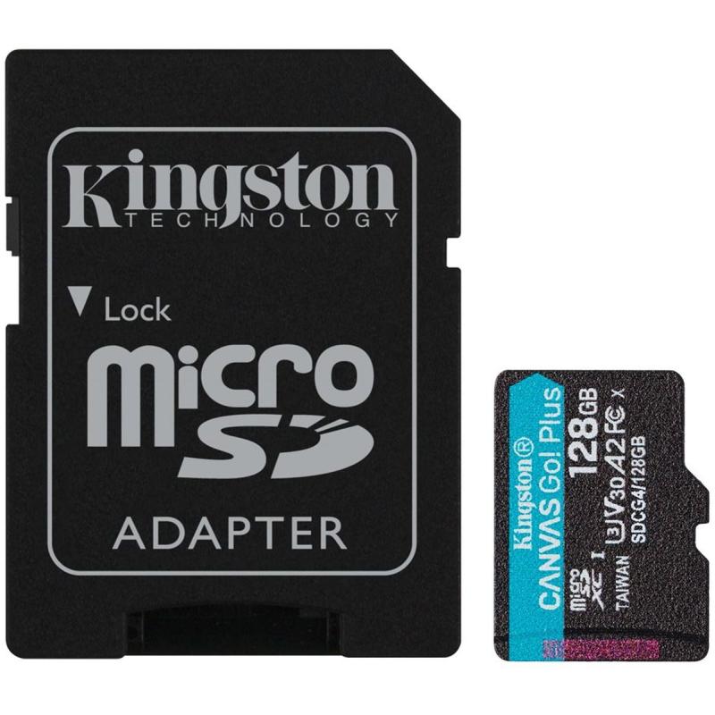 Kingston 128GB MicroSDXC + Adapter