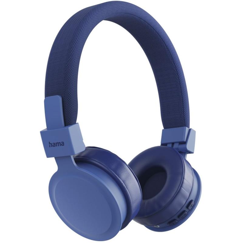 Hama Bluetooth-Headphone Freedom Lit III On-Ear Foldable Microphone Blue
