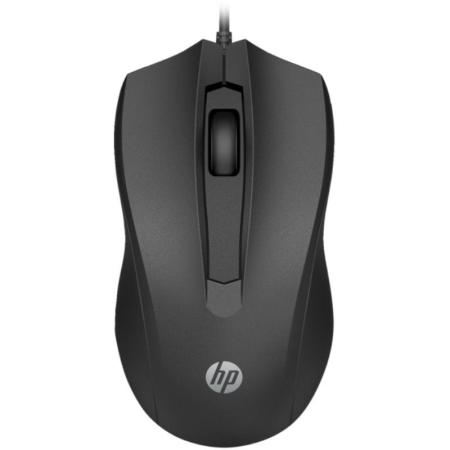 Ratón HP 105/ Hasta 1600 DPI/ Negro