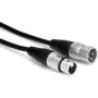 Hosa HXX-050 Pro Balancedint.con Rean XLR3F To XLR3M 50FT