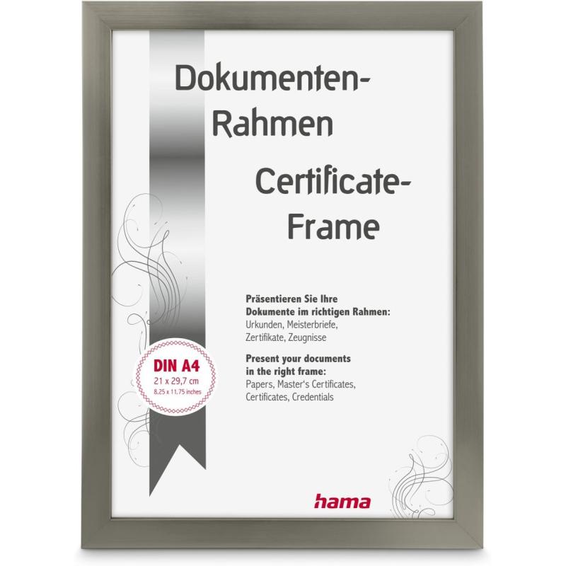 Hama Plastic Frame Chiaro Steel 21 X 29.7 cm DIN A4
