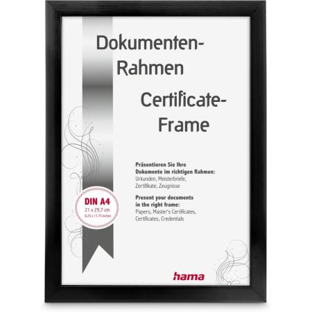 Hama Plastic Frame Chiaro Black 21 X 29.7 cm DIN A4