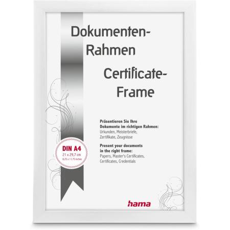 Hama Plastic Frame Chiaro White 21 X 29.7 cm DIN A4