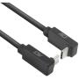 ACT USB 3.0 10GBPS 60W USB-C (Up/Down Angled) To USB-C (Up/Down Angled) 1M