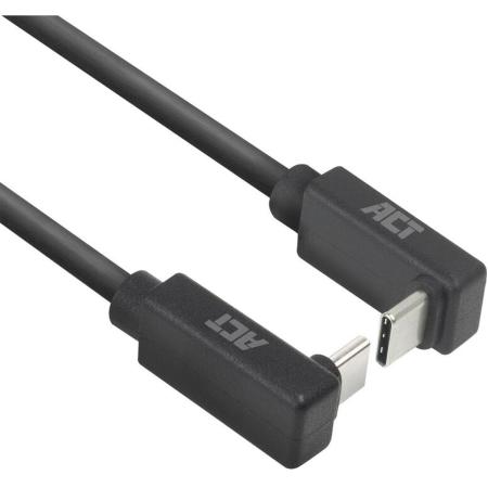 ACT USB 3.0 10GBPS 60W USB-C (Up/Down Angled) To USB-C (Up/Down Angled) 1M
