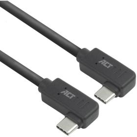 ACT USB 3.0 60W USB-C (Left/Right Angled) To USB-C (Left/Right Angled) 0.5M