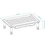 Soporte para Monitor TooQ TQMR087/ hasta 20kg