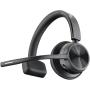 Auricular Inalámbrico Poly Voyager 4310 + Adaptador BT700 + Base de Carga/ con Micrófono/ Bluetooth/ Negro